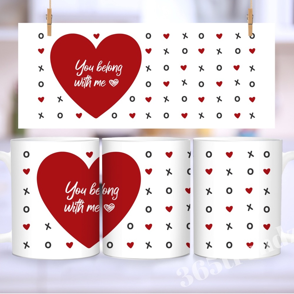 You belong with me 15 oz coffee mug